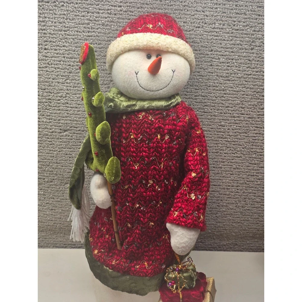 N/A handcrafted snowman